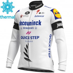 Maillot Cyclisme 2021 Deceuninck-Quick-Step Hiver Thermal Fleece N006